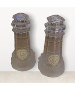 Crystal Glass Lennox Lighthouse Salt and Pepper Shaker Set - $447.42 MXN