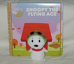 Hallmark Itty Bittys Halloween Storybook Snoopy The Flying Ace Book w/Plush - $19.95