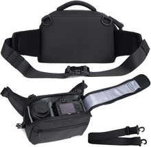 Cwatcun Waist Camera Case Dslr Slr Bag Sling Shoulder Camera Bag Water Resistant - £51.12 GBP