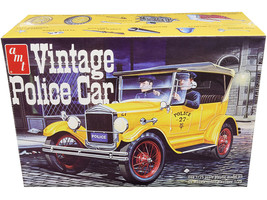 Skill 2 Model Kit 1927 Ford T Vintage Police Car 1/25 Scale Model by AMT - $53.34