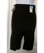 Maidenform High Waisted thigh Slimmer Black Size X-Large Black style 16222 - $344.53 MXN