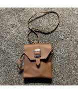 Unbranded Faux Leather Crossbody Purse Satchel Women’s Strap Buckle 8”x6” - $236.56 MXN