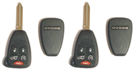 2  5-Button Remote Head Key Shell For DODGE 2006 – 2014 OHT692427AA TOP ... - £7.60 GBP