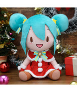 Rare Japan SEGA Prize  VOCALOID Hatsune Miku Special Fluffy Plush Christ... - €53,72 EUR