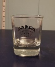Jack Daniels Old No. 7 Tennessee Whiskey Glass Clear Logo, Heavy Glass - $8.75
