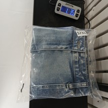 Wash Lab WL2374S Women's Wix Blue Cotton Blend Denim Skirt Size 30 image 9