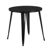 Flash Furniture 30 in. Round Black Metal Indoor &amp; Outdoor Table - $202.26