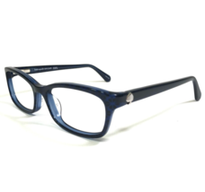 Kate Spade Eyeglasses Frames LIZABETH S6F Clear Blue Silver Logos 52-16-140 - £29.81 GBP