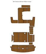 2001 Silverton 300 Swim Platform Cockpit Boat EVA Teak Deck Floor Mat Pad  - $1,782.53 CAD