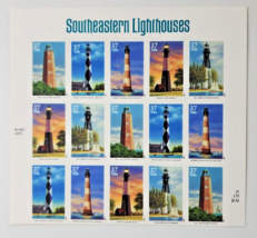 2002 USPS Stamp 20 per Sheet Southeastern Lighthouses MMH B9 - £14.87 GBP