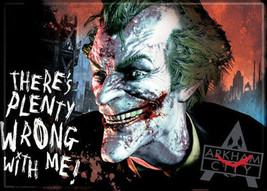 DC Comics Batman, Arkham City Video Game Joker Art Image Refrigerator Magnet NEW - £3.13 GBP
