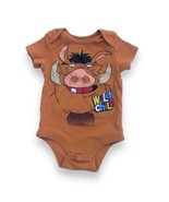 Disney The Lion King Pumbaa Wild Child One Piece Bodysuit 18 Months - £5.58 GBP