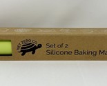 Net Zero Co Set of 2 Silicone Baking Mats Green NEW - $18.99