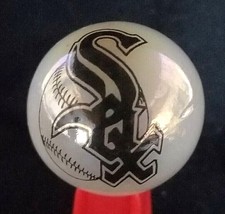 Chicago White Sox White 1&quot; Glass Marble - £10.25 GBP
