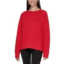 DKNY Womens Sport Embellished Logo Sweatshirt Size X-Large Color Cherry - $47.89