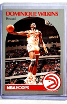 1990 1990-91 NBA Hoops #36 Dominique Wilkins HOF Atlanta Hawks Basketball Card - £1.26 GBP