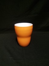 A Starbucks Orange Aida Coffee Tea Cup No Handle 8oz 2008 Ceramic Mug - £11.98 GBP