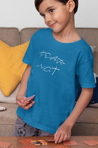 Fear Not Kids Tee, Children T-shirt, Youth Shirt, Boys Girls Top, Courag... - $556.66 MXN