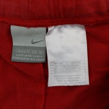 Nike Shorts Womens XS Red Fleece Drawstring Pull On Activewear Sweat Bot... - £18.18 GBP