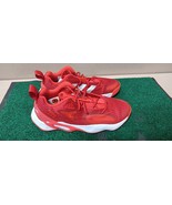 ADIDAS MEN D.O.N. ISSUE 3 H67713 SIZE 9 RED/WHITE - £33.58 GBP