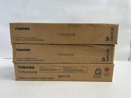 3 New Open Genuine Toshiba E Studio 2515AC,3015AC Magenta Toner T-FC415U... - $4,580.03 MXN