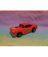 Vintage 1982 Hot Wheels &#39;55 Chevy Fever Red Gold Flames The Hot Ones Mal... - £2.37 GBP