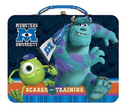 Walt Disney Monsters University Large Carry All Tin Tote Lunchbox Style ... - £9.11 GBP