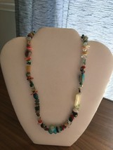 Multicolor Gems Gemstones Necklace - £15.81 GBP