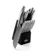 Oster Edgefield 14 Piece Stainless Steel Cutlery Knife Set withBlack Kni... - $67.39 CAD
