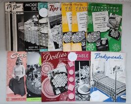 Lot of 13 Vintage 1930s-40s Spool Cotton Company Crochet Books Magazines - $50.88