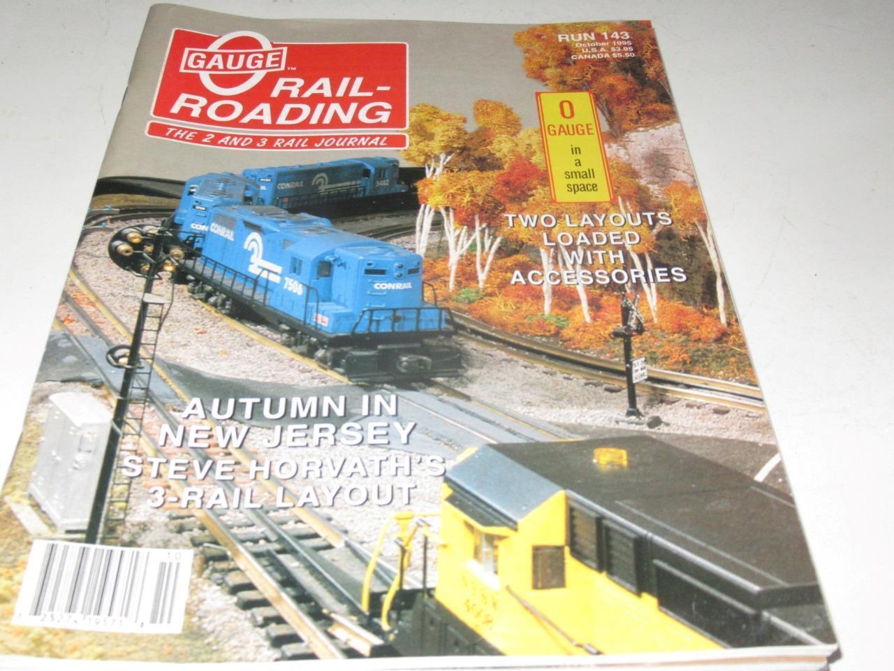 Primary image for O GAUGE RAILROADING  MAGAZINE-  OCTOBER 1995 - LN - M16