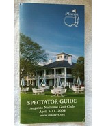 2004 Masters Tournament Spectator Guide (Phil Mickelson First Major Win) - €10,03 EUR