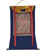 ORIGINAL HAND-PAINTED SAMATHA MEDITATION/ WAY TO HEAVEN TIBETAN THANGKA ... - $5,487.27 MXN