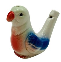 Water Bird Whistle Vintage Ceramic Porcelain Mini Song Bird 2 inch - £11.19 GBP