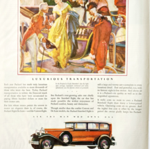 1930 Packard Lady Hamilton  Advertisement Automobilia Eight Deluxe DWJJ19 - $747.57 MXN