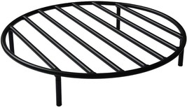 onlyfire Round Fire Pit Grate with 4 Legs for Outdoor Campfire Grill, 30... - £67.61 GBP