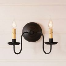 Ashford Wall Sconce in Black - 2 Light image 2