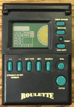 Vintage 1994 Electronic Handheld Roulette Game by Micro Games of America-Works! - £7.81 GBP