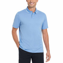 Ted Baker Men’s Polo Ribbed Collar Blue Gray Black Colors 2-Button NEW - £21.69 GBP