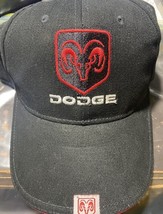 Dodge Logo Adjustable Baseball Cap hat Black And Red With White Letters ... - $5.89