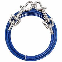 Medium Dog Tie Out Vinyl Coated Outdoor Cable Restraint Holds 35lbs Pick... - £11.28 GBP+