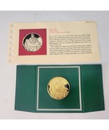 FRANKLIN MINT &quot;Pieta&quot; Medal Bronze - Gold Plated Weighs Approx. 1 oz. Or... - £39.24 GBP