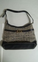 Etienne Aigner Woven Paper Jute Hand Bag Purse - £22.86 GBP