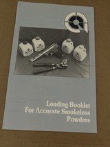 1985 ACCURATE SMOKELESS POWDERS RELOADING MANUAL - $10.80