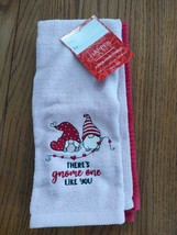 Harper Lane 2 Pack Hand Towels &quot; There&#39;s Gnome One Like You&quot; - £14.63 GBP