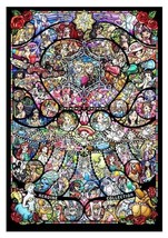 Tenyo 500 Piece Jigsaw Puzzle Disney Pixar Heroine Collection Stained Glass Art - £24.23 GBP