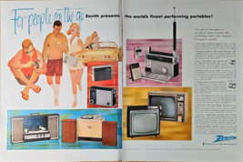 ZENITH ELECTRONICS TELEVISION - TV Phono - Electronics Radio - 1964 VTG ... - €8,92 EUR