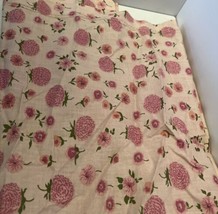 C1950&#39;s Pink Floral Runner Bedroom Boudoir 40x18&quot; - $9.50