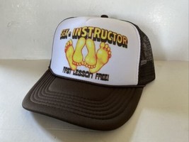Vintage Sex Instructor Hat Funny Trucker Hat Adjustable snapback Brown Party Cap - £11.27 GBP