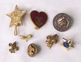 10PC Lot Vintage Bsa Boy Scouts Of America Pins Badge - £7.93 GBP